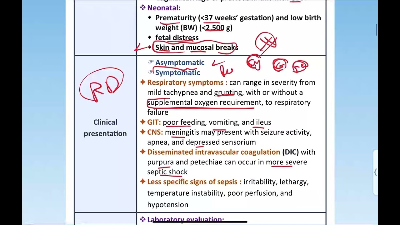 Neonatal Sepsis 