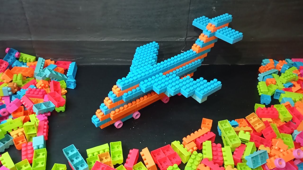Satisfying DIY Airplane Build | ASMR Building Blocks #buildingblocks