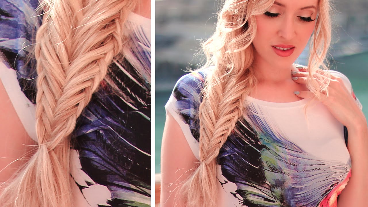 Tresse épi de blé aux bords torsadés ✿ Coiffure pour tous les jours, cheveux longs