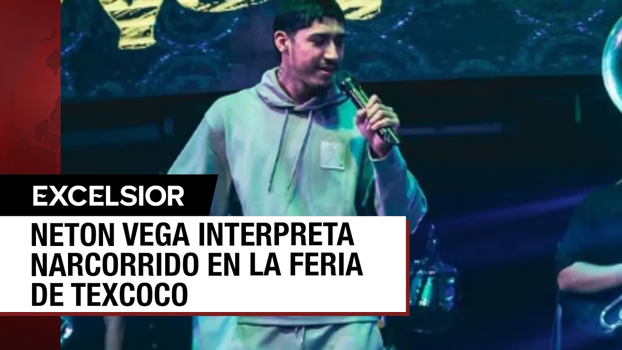 Neton Vega reta censura a narcocorridos en Feria Texcoco