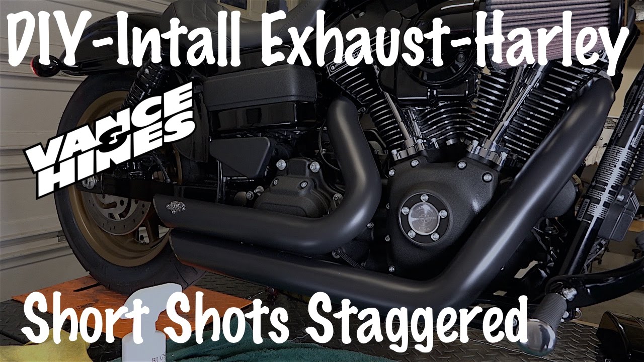 Install Vance & Hines Short Shots Staggered Exhaust on a Harley-Davidson | Sound Comparison
