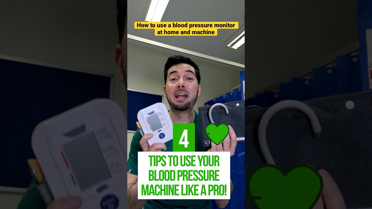 How to use a blood pressure monitor at home and machine