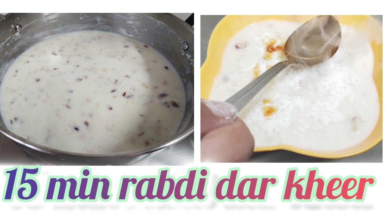Kam doodh kam time mein taiyar rabdi dar kheer| Instant recipe | Must try recipe| Occasion special 