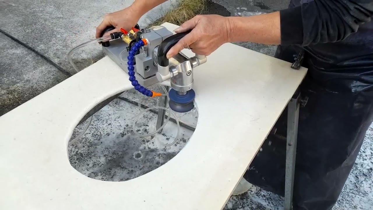 GPW-520 Air Stone Edge Profiling Machine Router for countertop / sink / washbasin