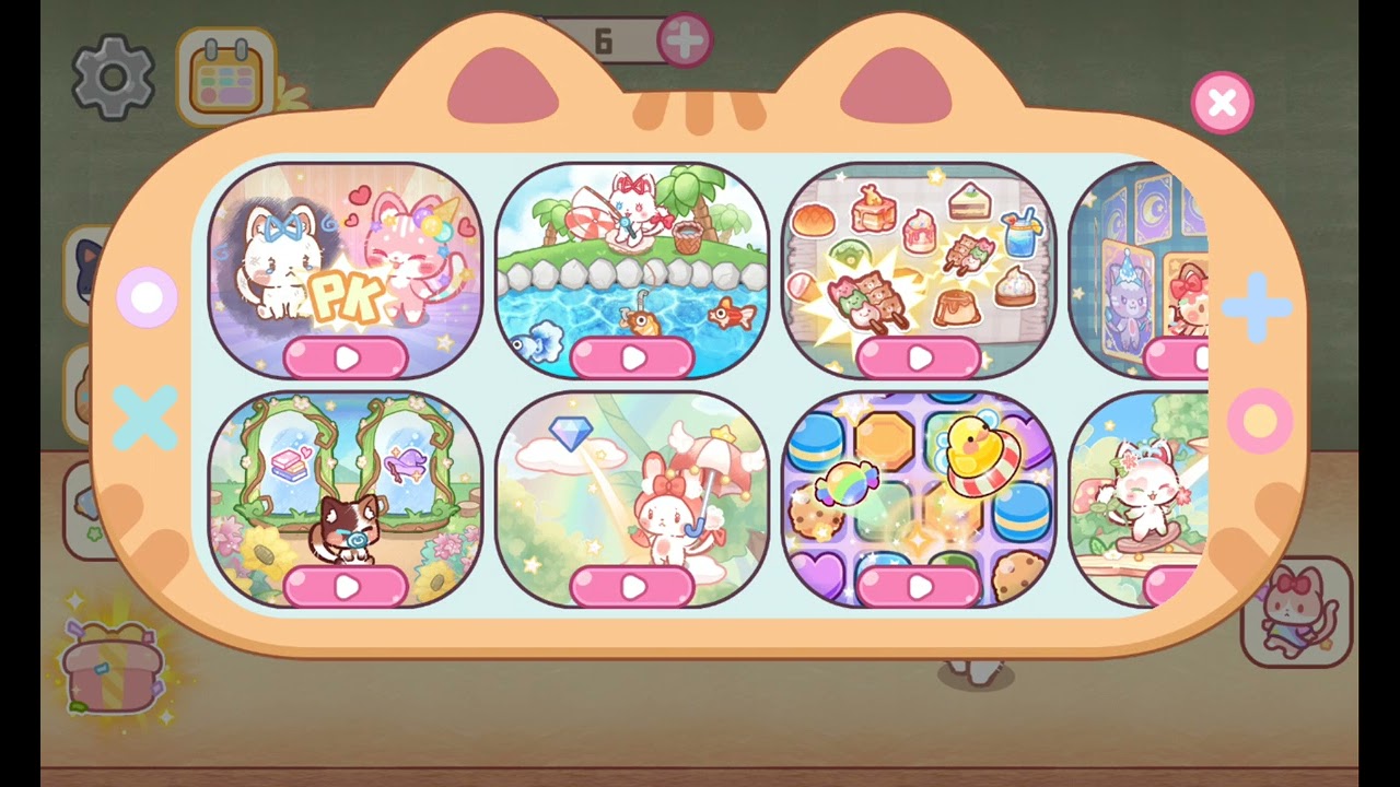 Lovely cat dream party gameplay