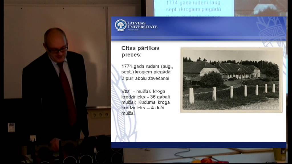 Prof. Gvido Straube: populārzinātniska lekcija 