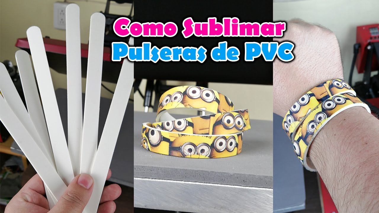 Como SUBLIMAR PULSERAS de PVC || Fácil y Rapido