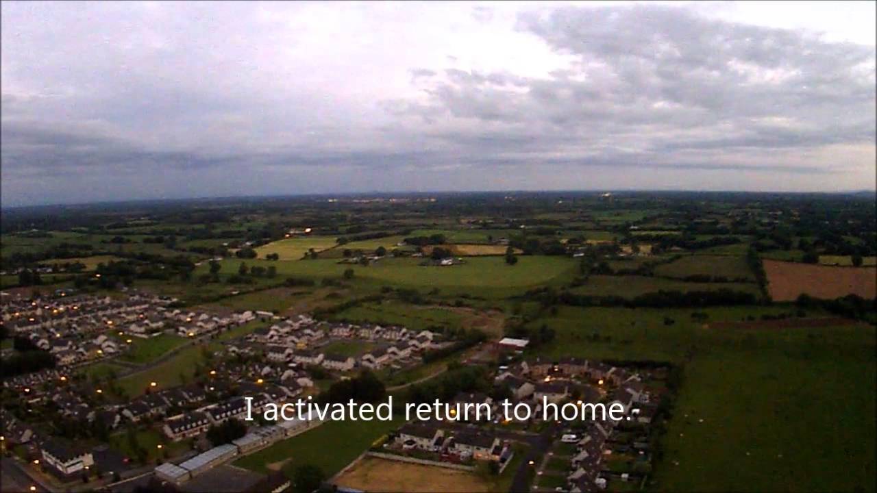 Dusk flight over Killucan