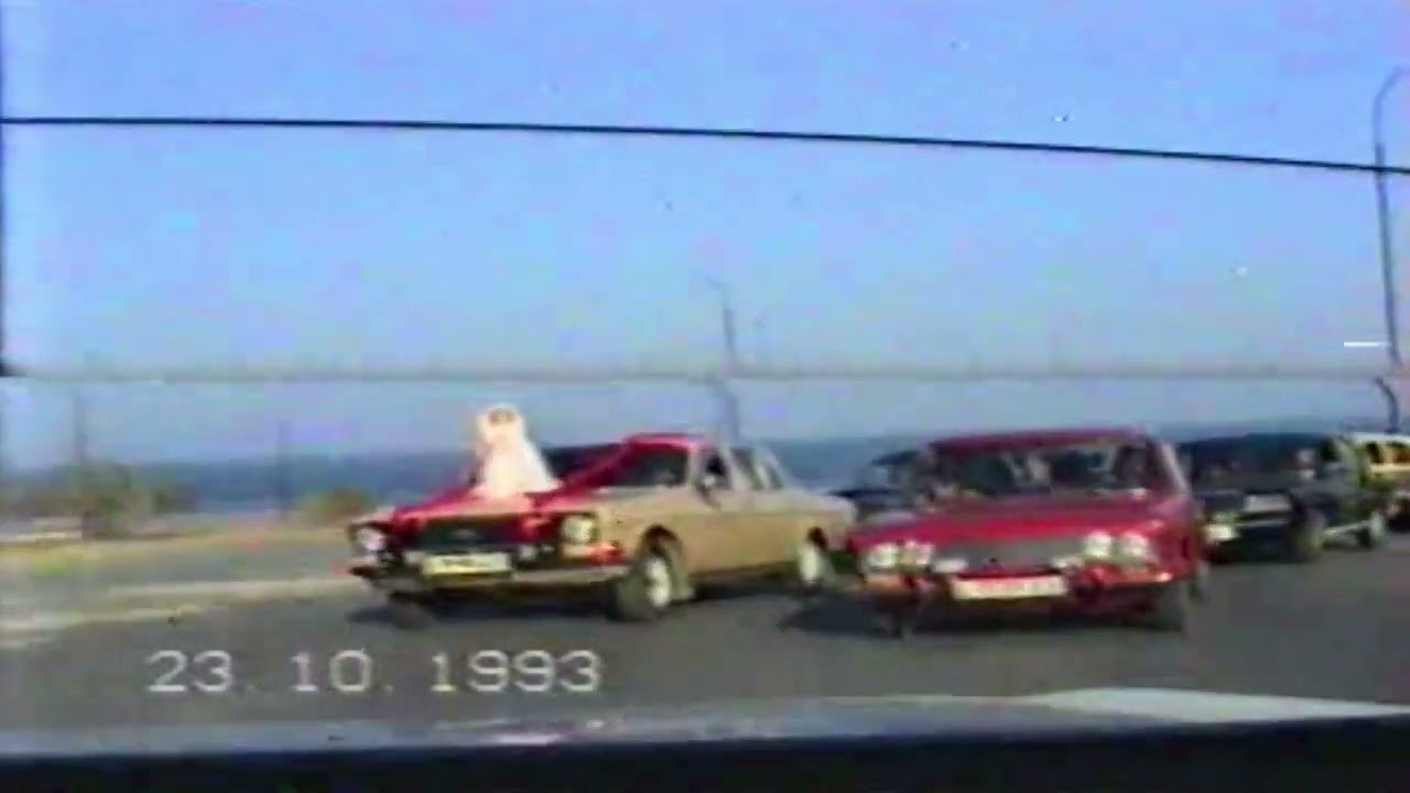 1993 cü il gəlin gətirdi - Maşın korteci