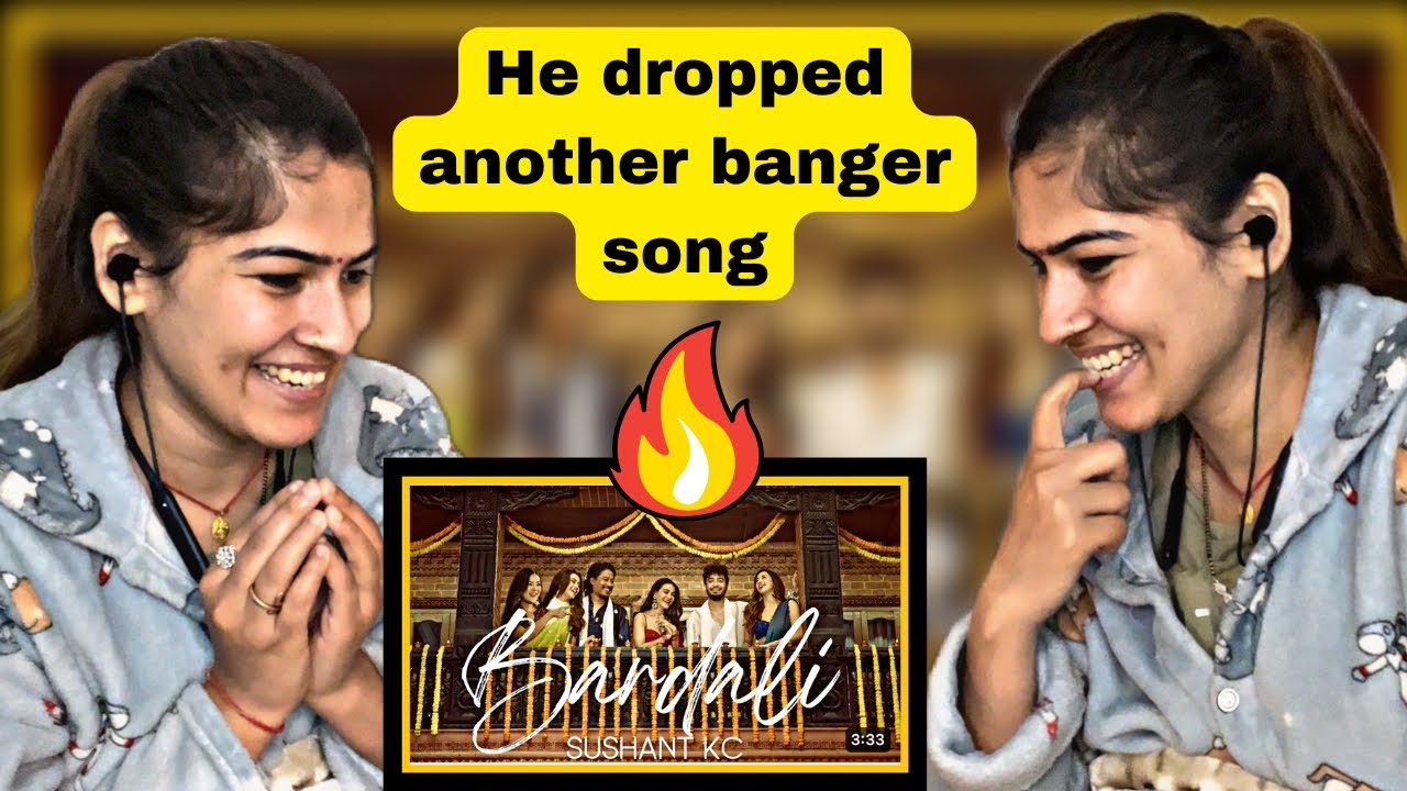 Pahadi girl reaction on Sushant KC - Bardali ft. Indrakala Rai🔥 (Official Music Video)