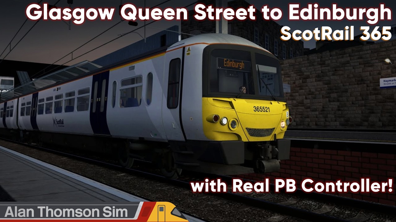Train Simulator Classic: Поезд Class 365 1R26 Глазго — Эдинбург (РЕАЛИСТИЧНОЕ УПРАВЛЕНИЕ)