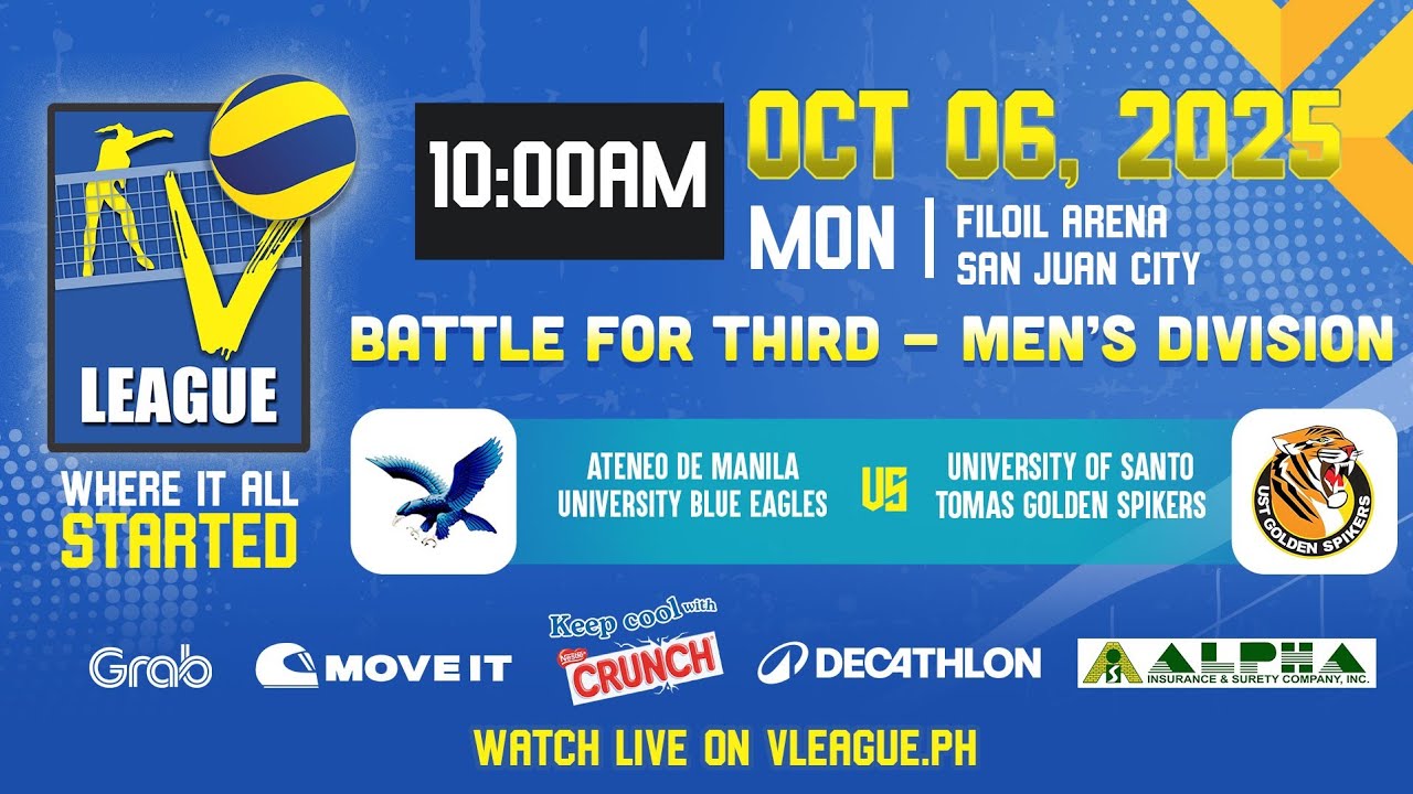 ATENEO vs. UST - Full Match | Battle for 3rd | 2025 V-League Collegiate Challenge Men's Category