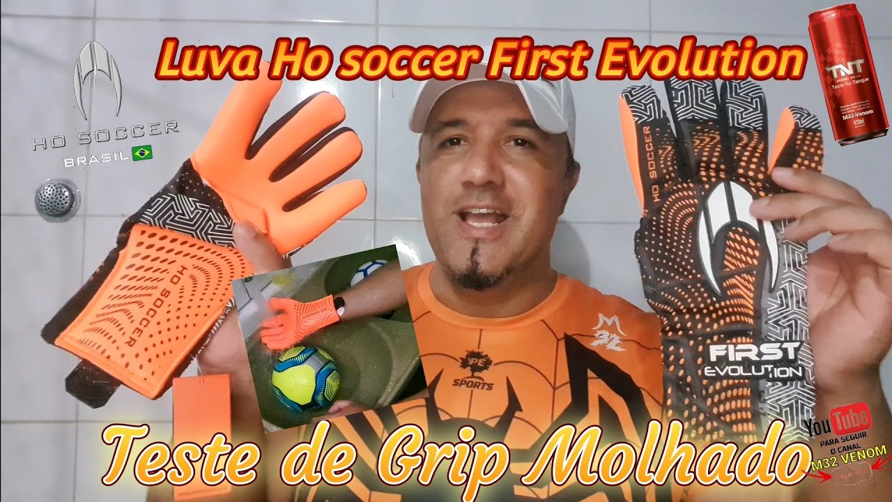 TESTE de Grip Molhado Luva Ho soccer First Evolution UCG Roll/negativo hybrid. #TNT
