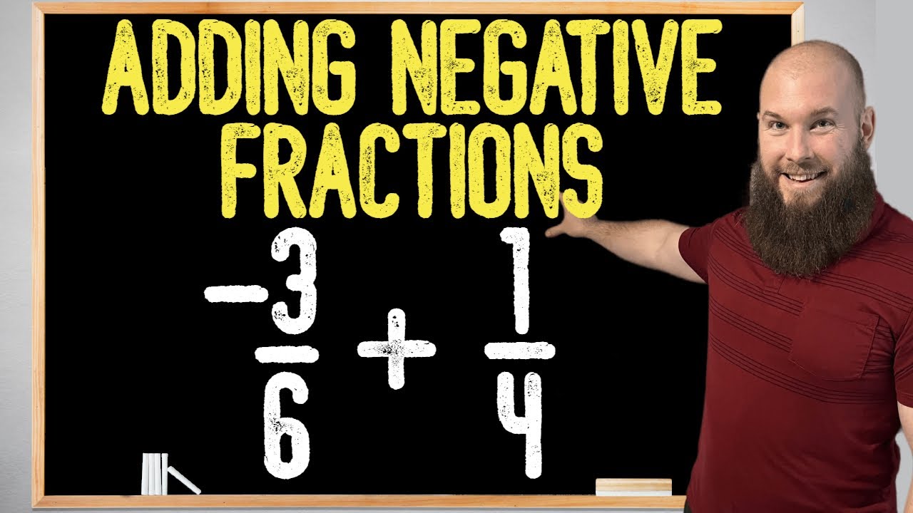 How To Add Negative Fractions