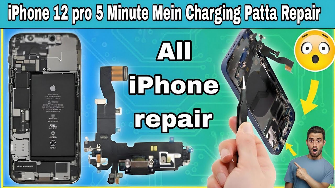 iPhone 12 Pro Repair Step by Step | Display, Battery & Charging Problem Fix 