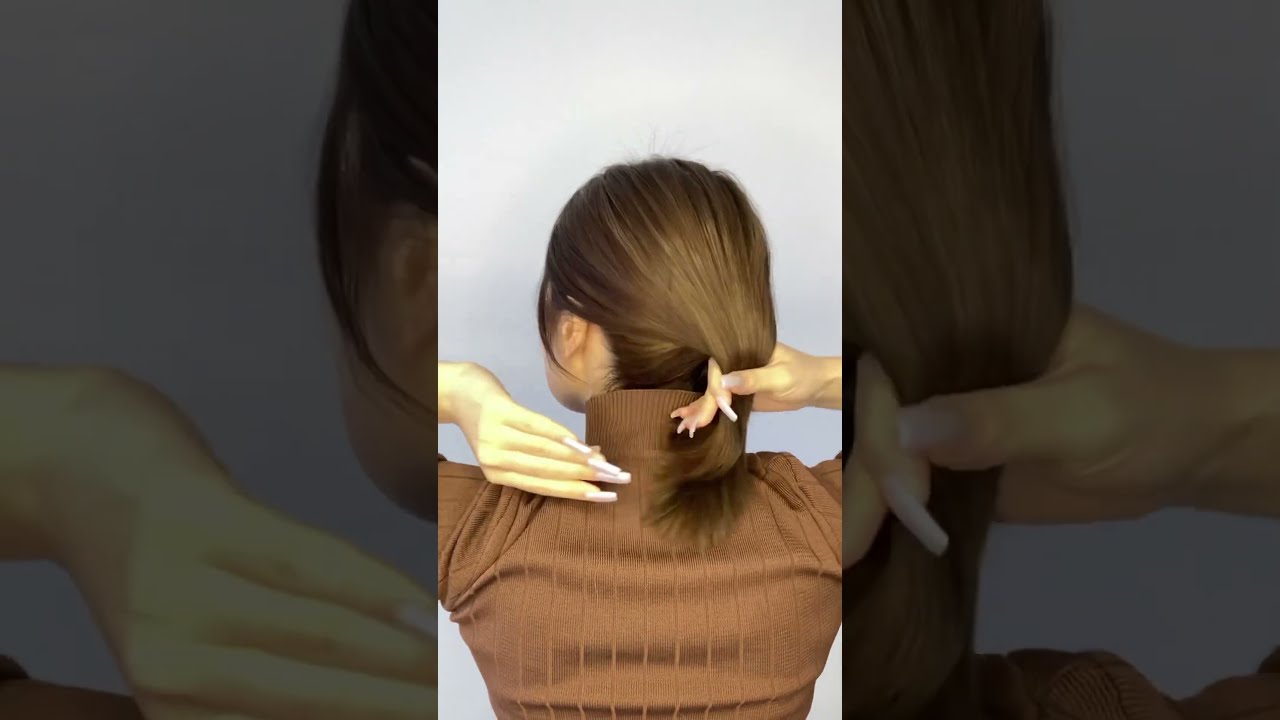 Claw Clip Hairstyle for Short & Medium Hair😍 #clawclip #hairstyles #hairhacks #shorts
