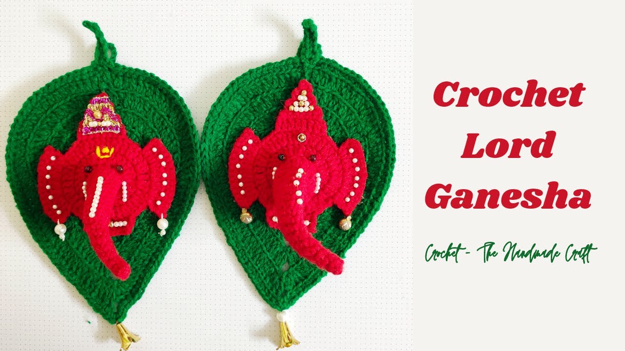 How to make Easy and Simple Crochet Ganesha | क्रोशिया से बनाए सुंदर गणेश जी