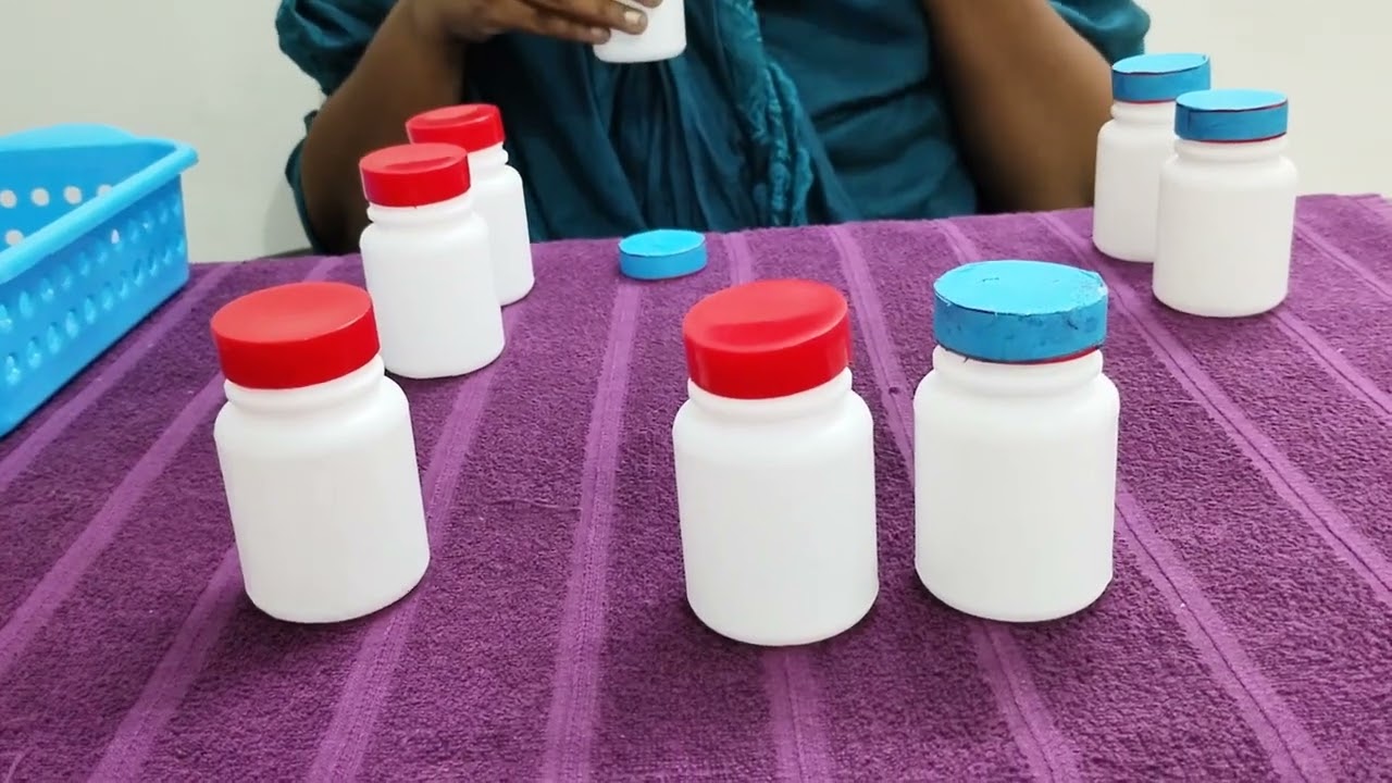 Smelling bottles |  Pairing of smelling bottles | Sensorial | Montessori