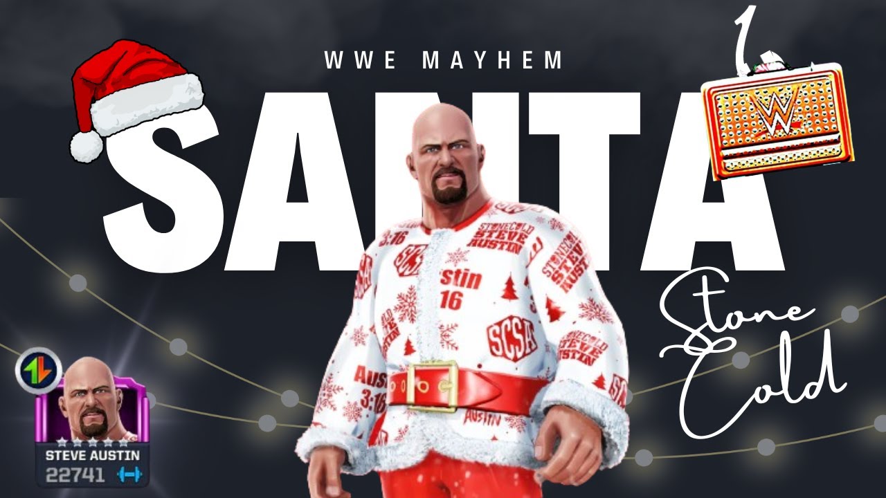 Surprise Lootcase Opening + Santa Stone Cold Event ~ WWE MAYHEM | Anthony Gamer YT