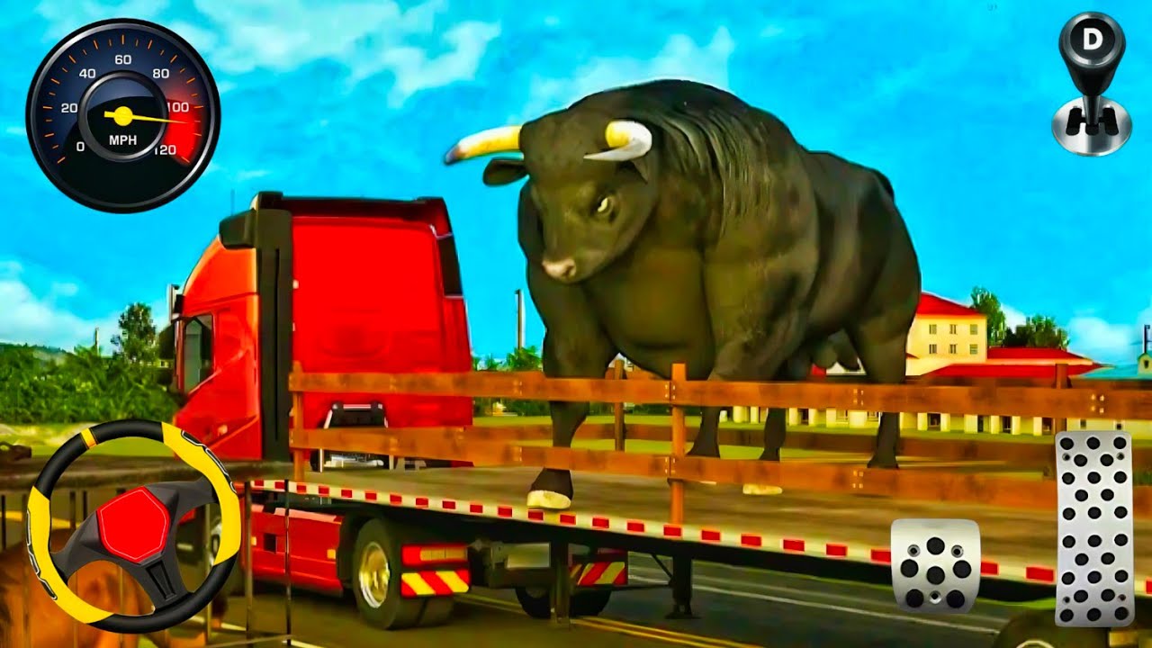 Animal Truck Simulator 🚛🐄 Extreme Offroad Turns Android GamePlay