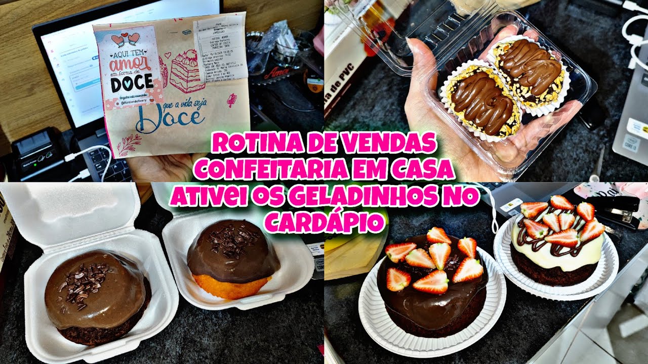DELIVERY DE DOCES EM CASA/ PREPARANDO OS PEDIDOS DO IFOOD E DA 99 FOOD/ PRODUÇÃO 🩷