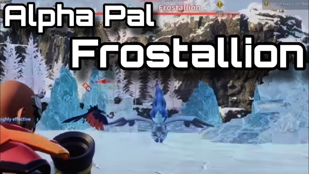 Catching Alpha Pal Frostallion - Palworld Solo (No Commentary)