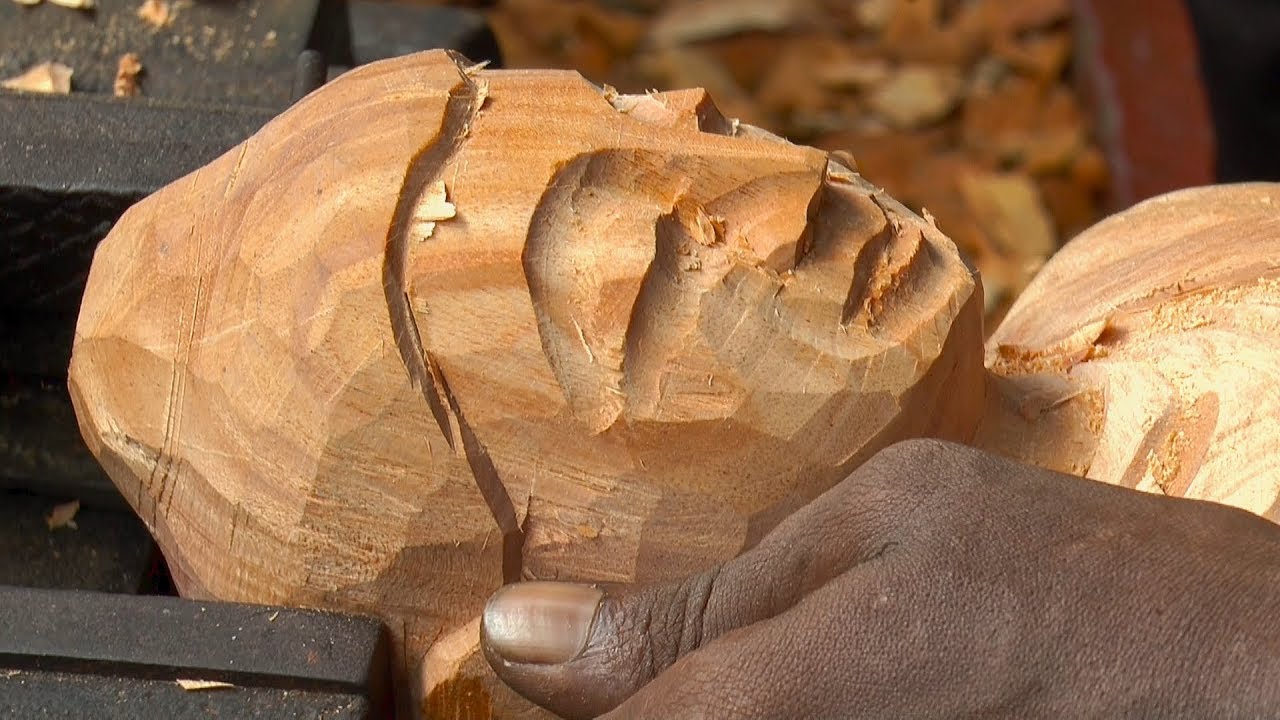 How they make a Hand Carved Wood Sitting Buddha Statue- Wood Carved Buddha Statue & Ganesh