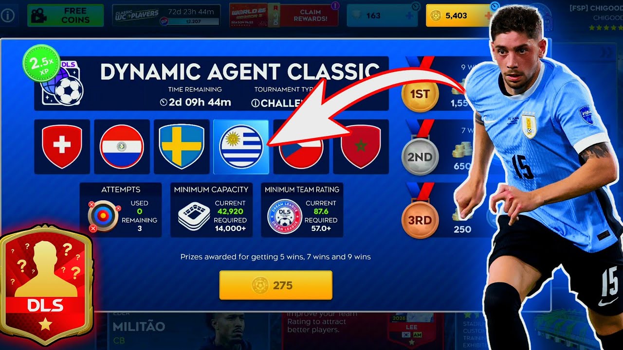 REAL NATIONS EVENT! - URUGUAY | DYNAMIC AGENT CLASSIC | DLS 26 DYNAMIC EVENTS