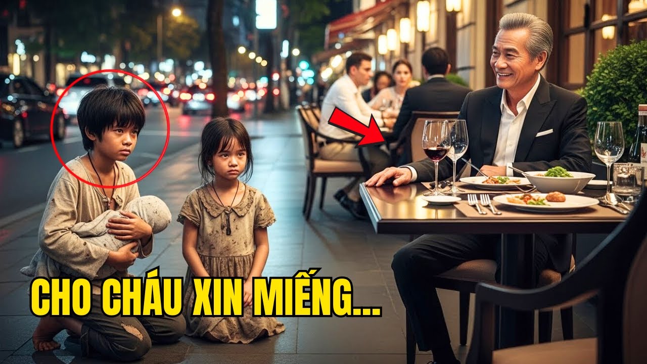 Ba đứa trẻ bị khinh rẻ vì xin ăn… nhưng chỉ một câu nói khiến tỷ phú thay đổi cả cuộc đời của chúng!