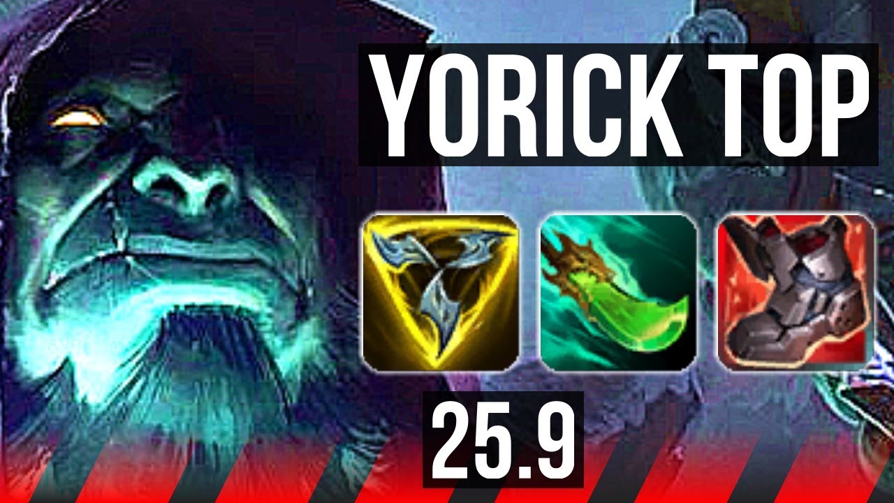 YORICK vs IRELIA (TOP) | 6/1/4 | KR Grandmaster | 25.9