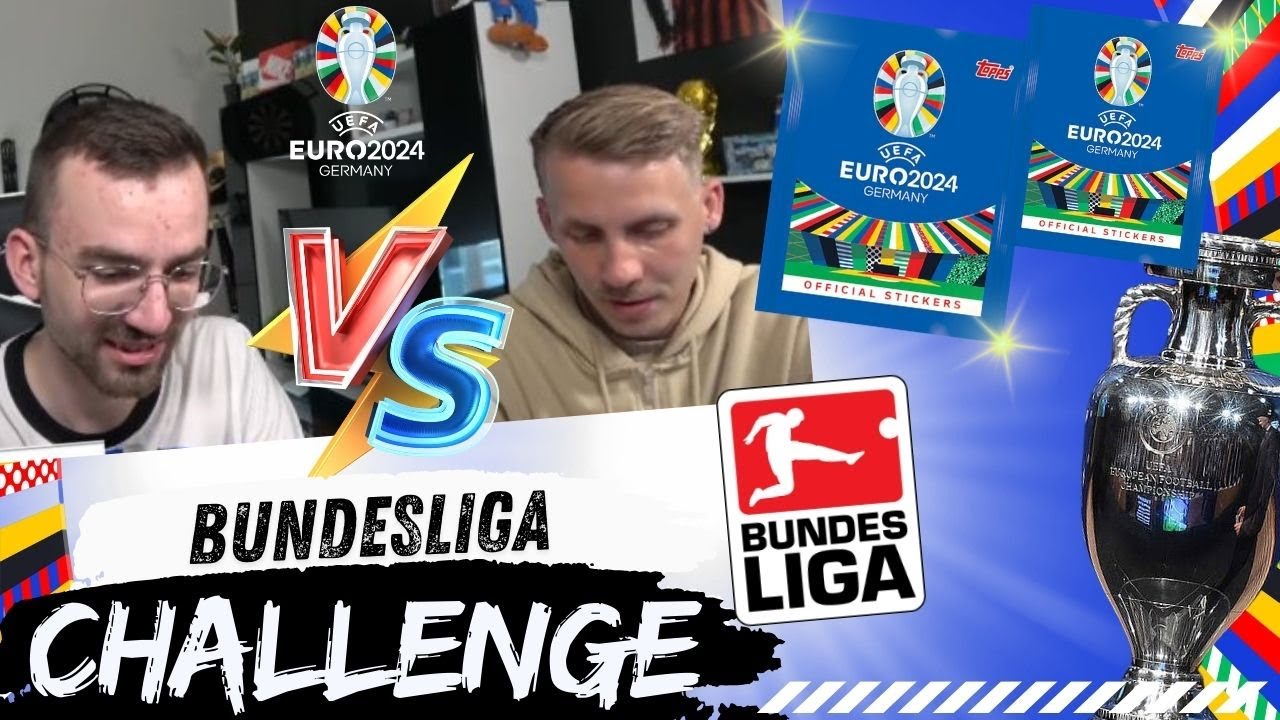 Wer zieht mehr Bundesliga Spieler? 😱🔥 Topps UEFA EURO 2024 Sticker BATTLE vs Maurice