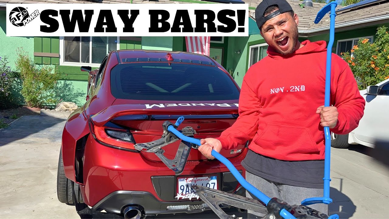INSTALLING SWAY BARS ON THE GR86/BRZ!