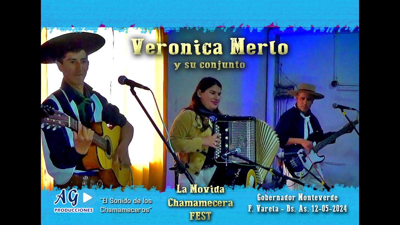 VERONICA MERLO Y SU CONJUNTO EN VIVO 2024 | G. Monteverde (F. Varela) 12-05-2024 👌👌👌