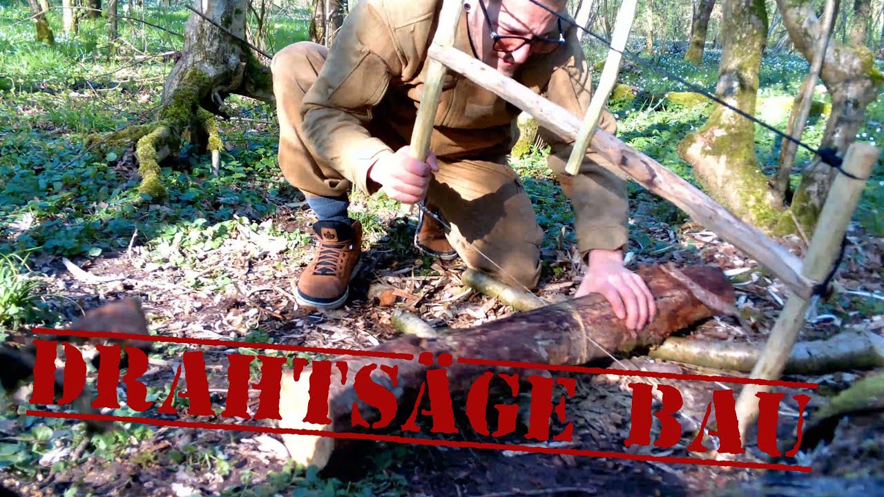Der Bau von der Drahtsäge🪚🪵 (Survival Selbstversuch)