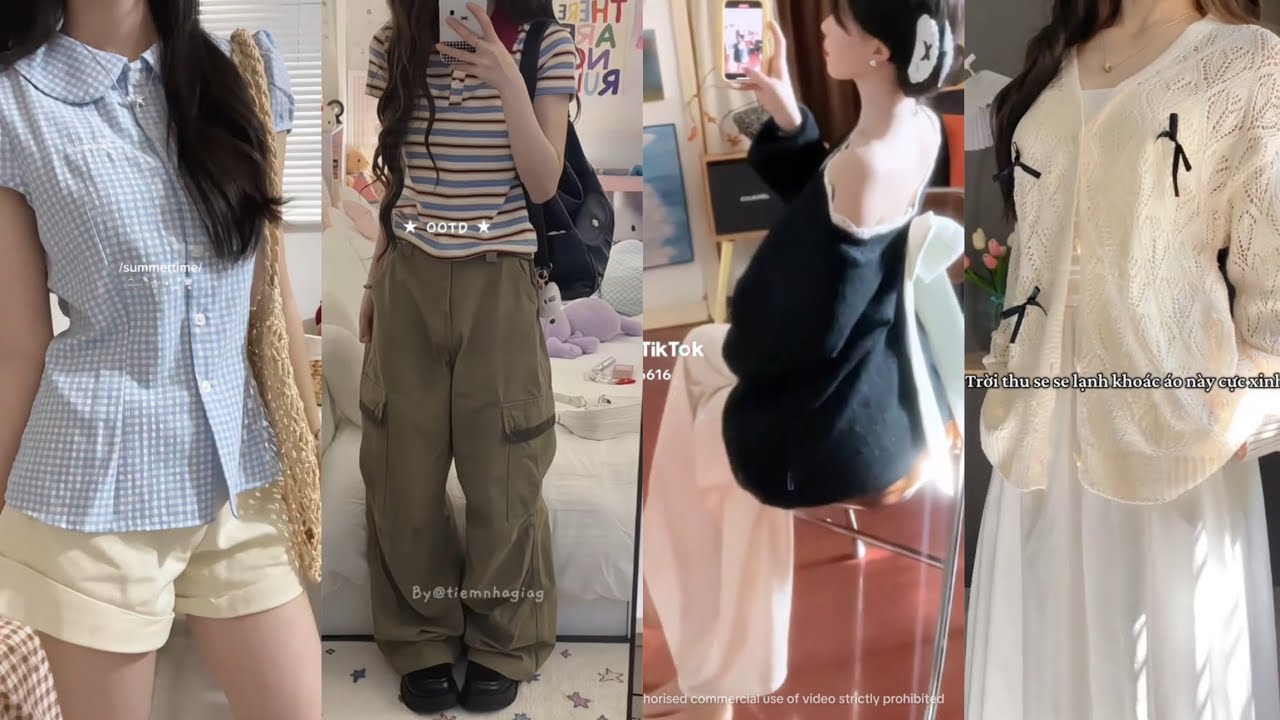 【Shopee Haul】Tổng hợp set đồ quần áo đi chơi trên shopee☘️🌿
