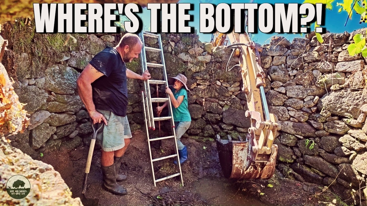 How Deep Does This Well Go?! | Off-Grid Farm Jobs - Part 2
