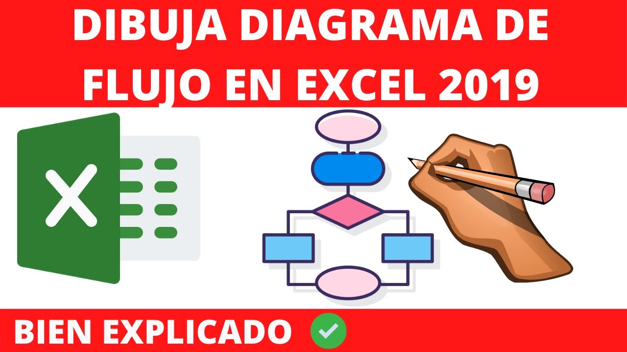 CÓMO DIBUJAR UN DIAGRAMA DE FLUJO EN EXCEL 2019