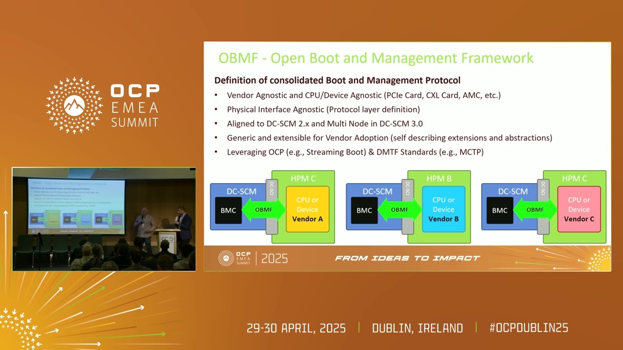 Open Boot and Management Framework - on the mission for Universal- Vendor Agnostic DC-SCM