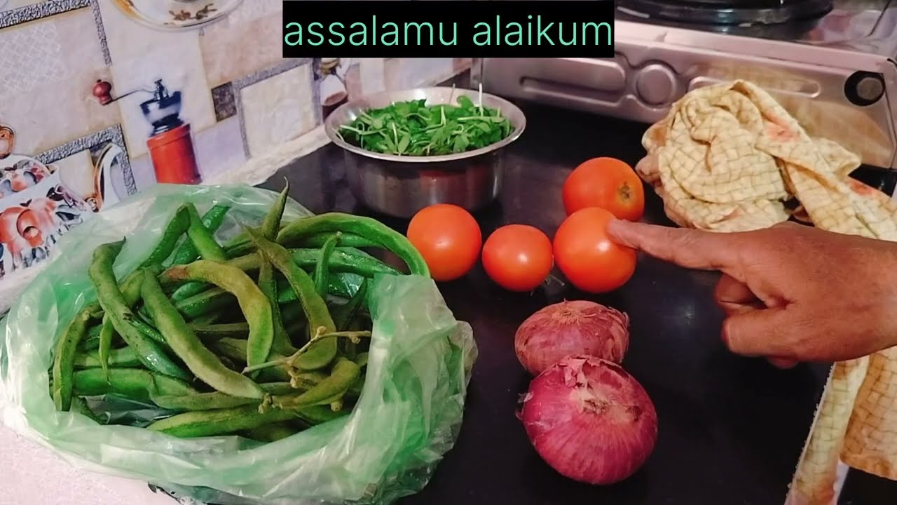 Broad beans curry 😋 chikkudukaya  @tasty bites cooking channel-5-2-26