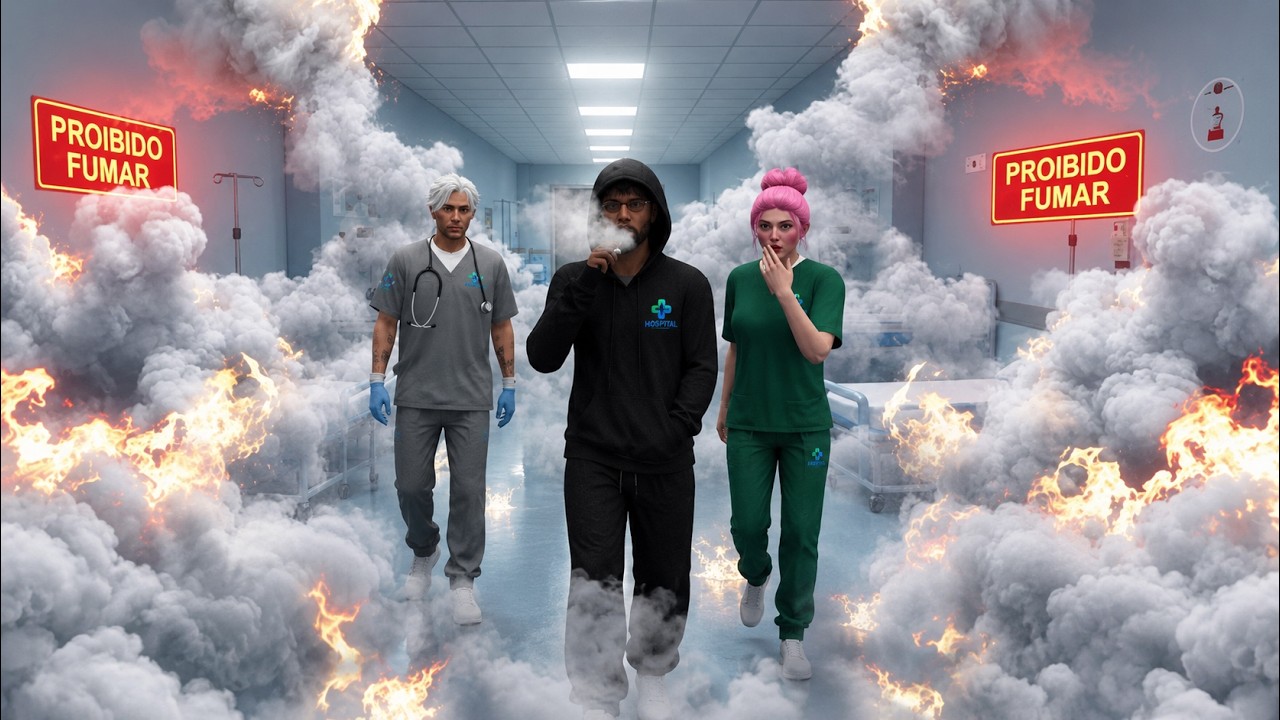 Fumei no HOSPITAL e ficou por Isso Mesmo