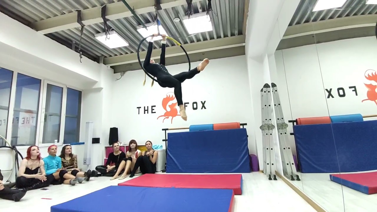 Воздушная гимнастика | Воздушная акробатика | Воздушное кольцо для начинающих