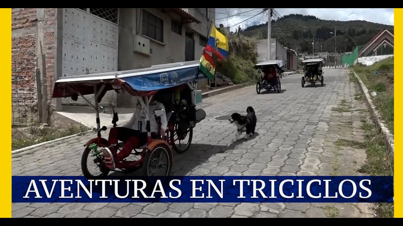 La AVENTURA de un viaje en TRICICLOS llevando música y color