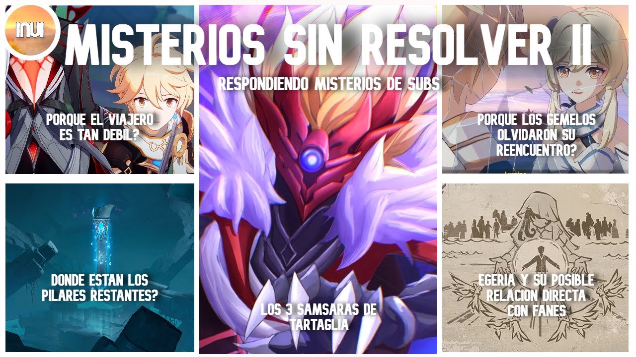 Misterios sin resolver II. Respondiendo misterios de subs - Invi || Genshin impact teorias