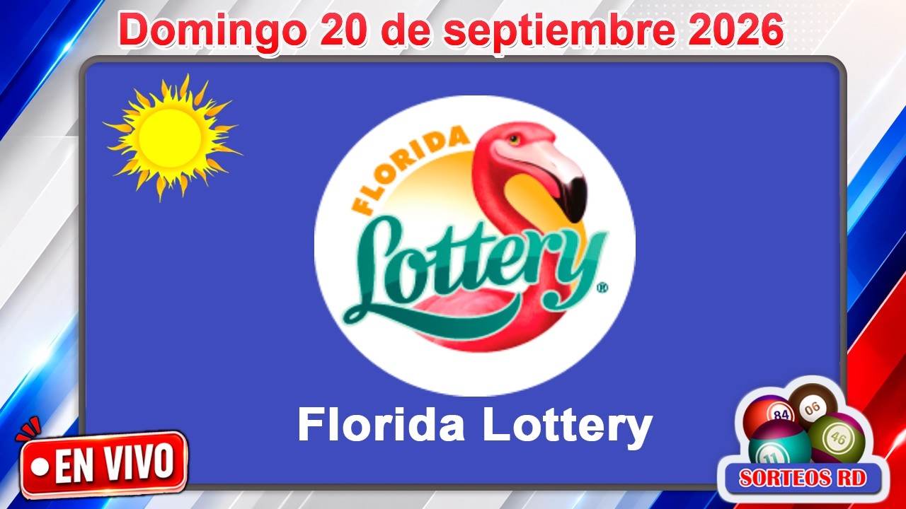 🔴 EN VIVO: Florida Lottery Tarde 1:30 PM | Resultados Hoy Domingo 20 de septiembre 2026