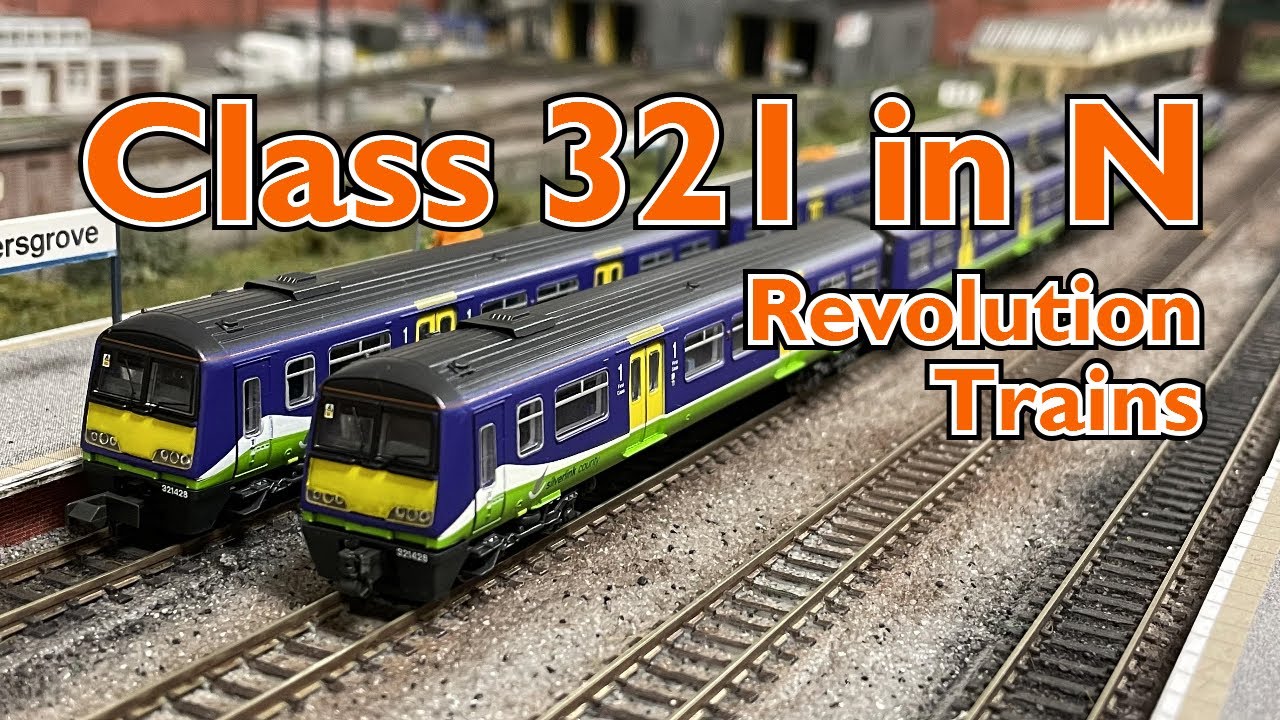 Revolution Trains Class 321 (Silverlink) in N gauge / レボリューショントレインズ製クラス321・シルバーリンク塗装