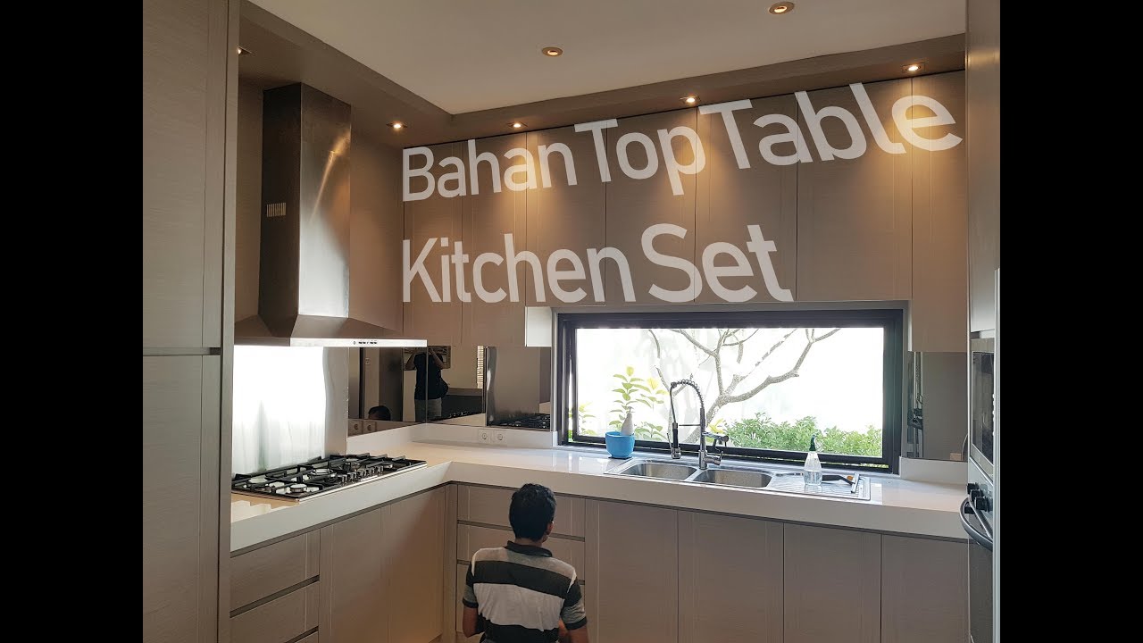Bahan-Bahan Top Table Kitchen Set - 3 BAHAN TERBAIK