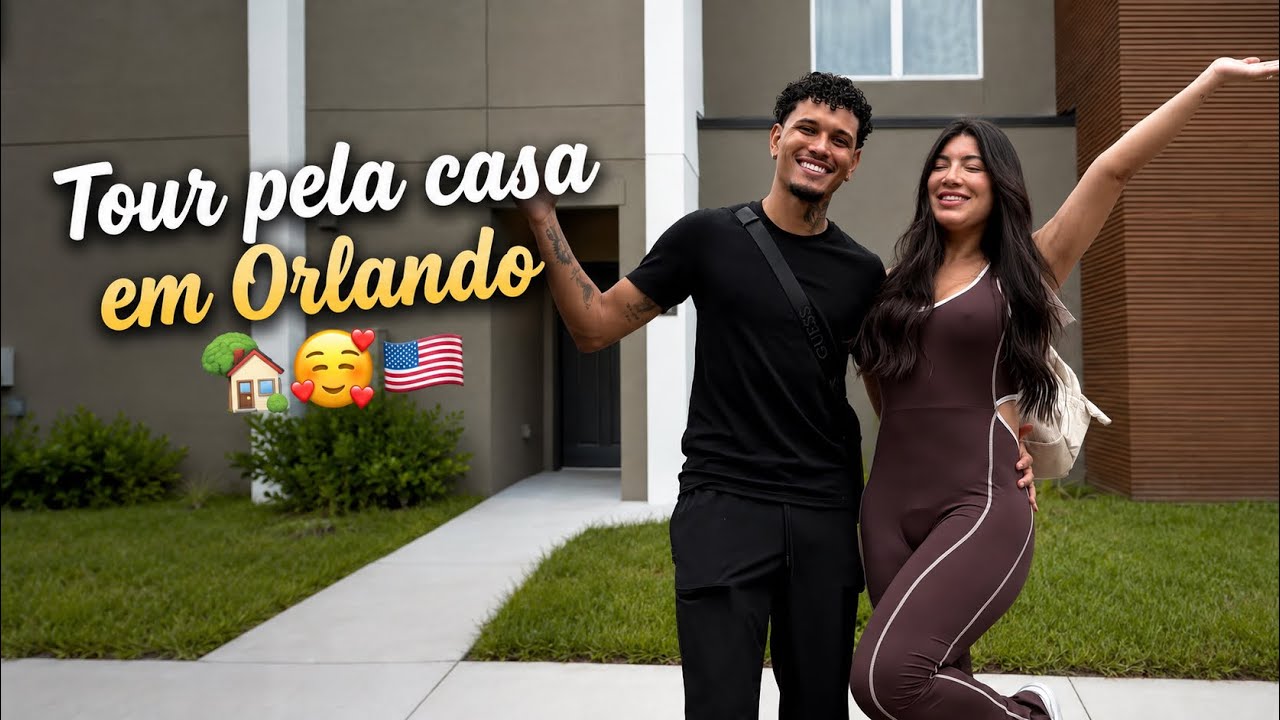 Japa chimenes tour pela nossa casa em Orlando 🇺🇸