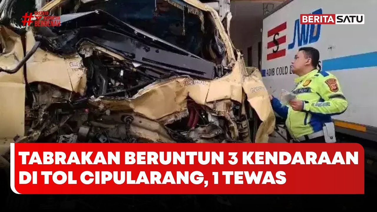 Tabrakan Beruntun 3 Kendaraan di Tol Cipularang, 1 Tewas 