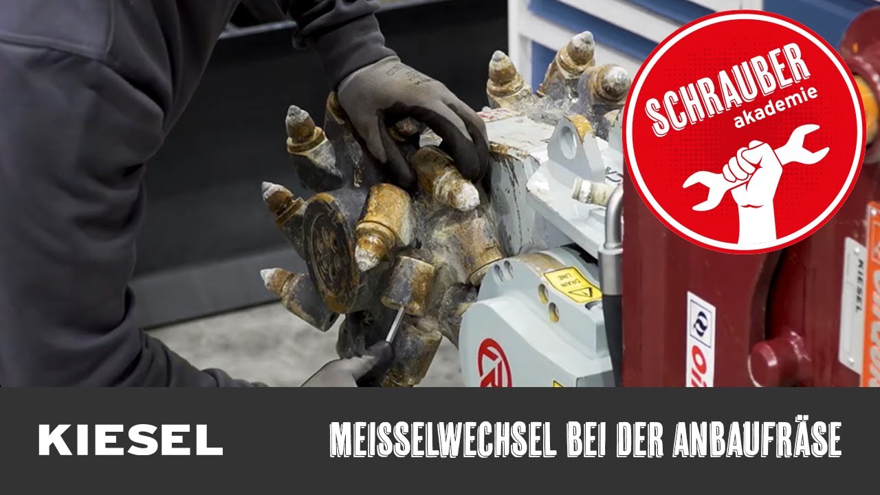 Mei&szlig;elwechsel bei der Anbaufr&auml;se - die Schrauber Akademie