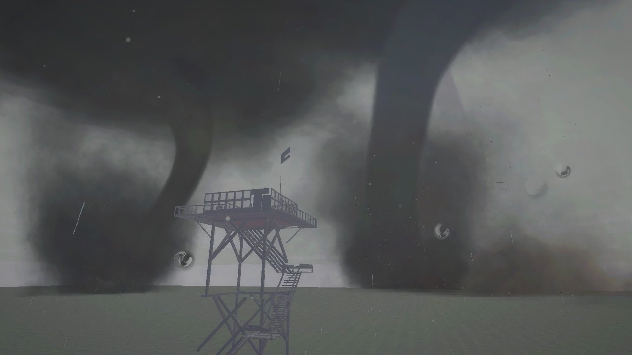 Tornadoes Against Look-Out Tower - Garry's Mod Tornado Challenge 37